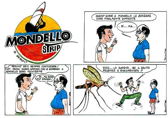 Zanzare - Mondello strip - Vignette - Sergio Figuccia