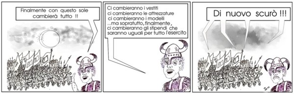 Cambio epocale - Federazione ABI - Vignette - Sergio Figuccia
